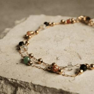 Gardenia梔子花女孩 幸運彩石手鍊