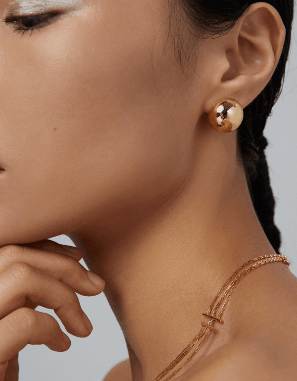 Esterella 經典三一層疊顯鎖骨項鍊