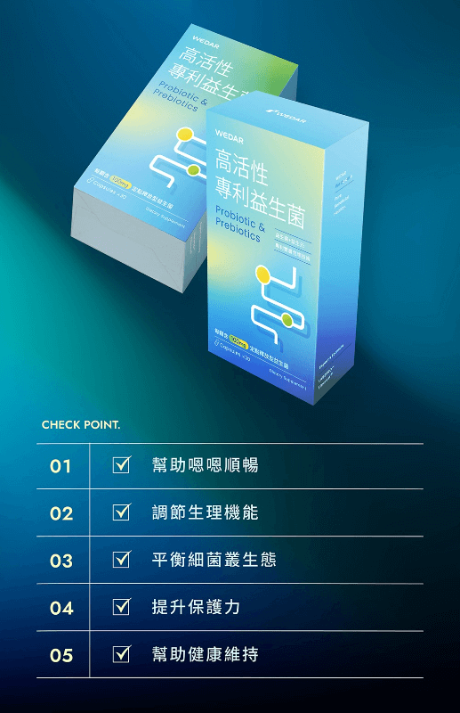 WEDAR薇達 高活性專利益生菌 (30顆/盒)