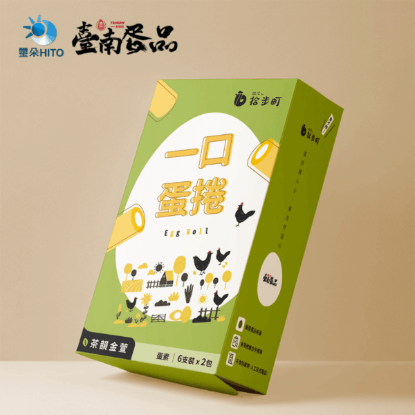 拾步町一口蛋捲 (6支/包*2包/盒)